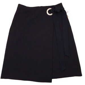 GORGEOUS! NWT Tibi Skirt A Line 12 Black Nordstrom $295 Fully Lined Pockets Lux